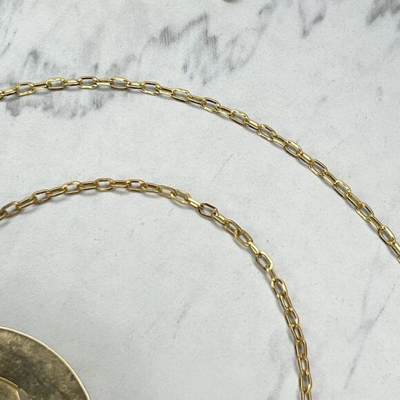 Gold Tone Double Strand Chain Link Belt - Small (S) ✨ - Picture 4 of 11